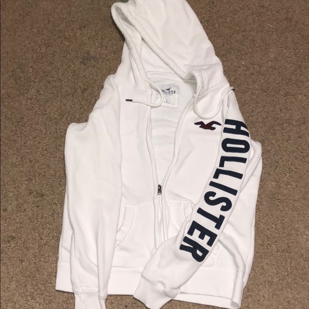 White Hollister Jacket